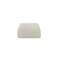 POUF MIRA-PUF 91x89x40 Creme cm Cord Modular Sitzhocker - Ecru/Creme, Holzwerkstoff/Kunststoff (91/40/89cm) - ALTDECOR