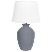 TISCHLAMPE Arcos 33/33/55 cm - Grau, Keramik (33/33/55cm) - Beliani