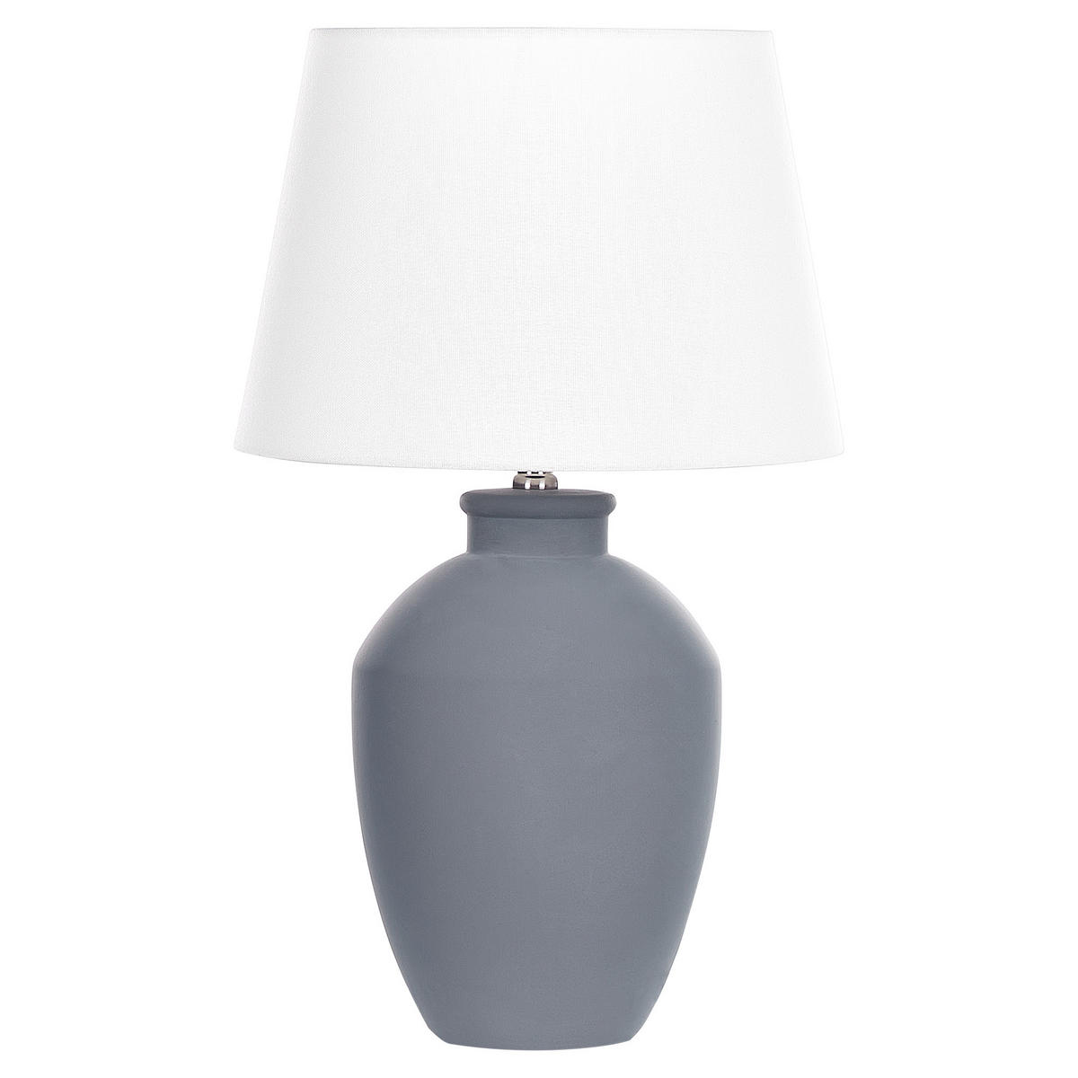 TISCHLAMPE Arcos 33/33/55 cm - Grau, Keramik (33/33/55cm) - Beliani