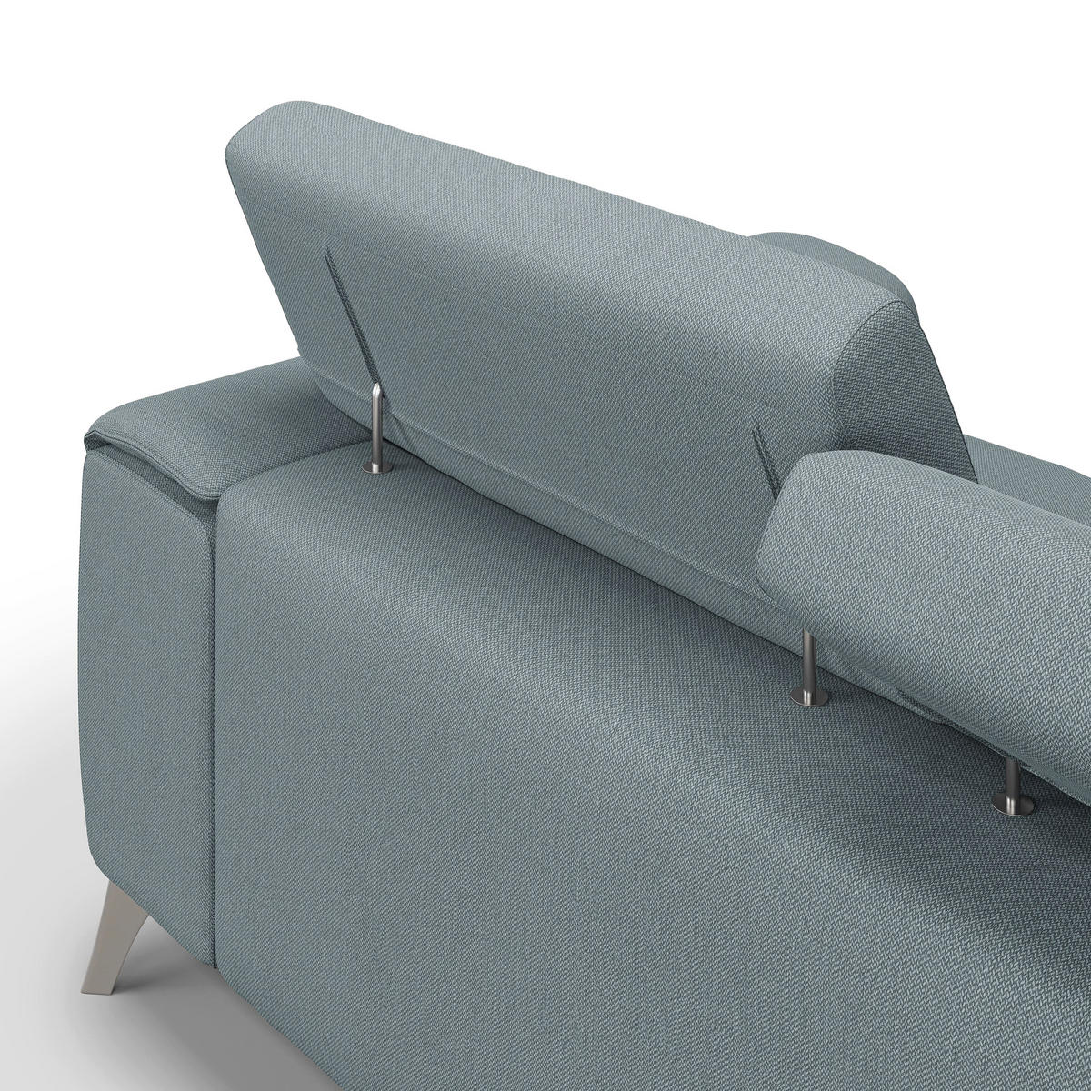 LINEARSOFA Fusion - Hellblau, Textil (260/74/102cm) - Divani.store