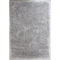 HOCHFLORTEPPICH Silber - Silberfarben, Naturmaterialien/Textil (80/150cm) - Kukoon Rugs