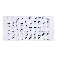 WANDDEKO Schwarz-Weiß 118/57 cm - Schwarz/Weiß, Metall (7.21/57/5cm) - KUNSTLOFT