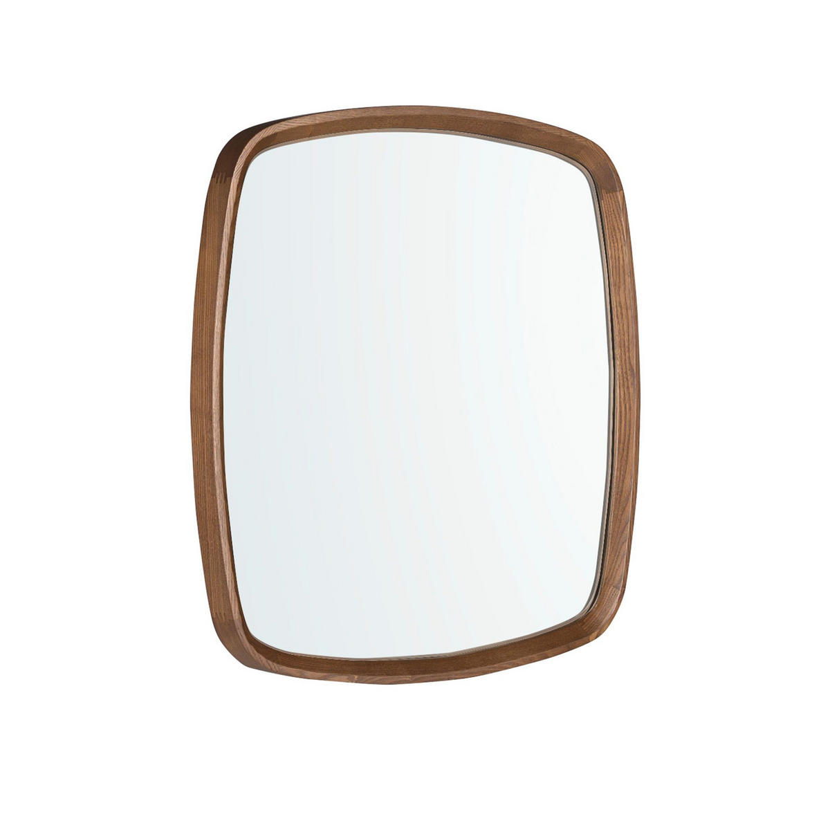 WANDSPIEGEL Wandspiegel quadratisch Nussbaum 65/65/4 cm - Braun, Holz/Holzwerkstoff (65/4/65cm) - ANGEL CERDA