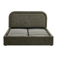 BETT mit Bettkasten - 2 Personen - stoff - grün Fidozia - Grün, Textil (140/190cm) - Vente-Unique