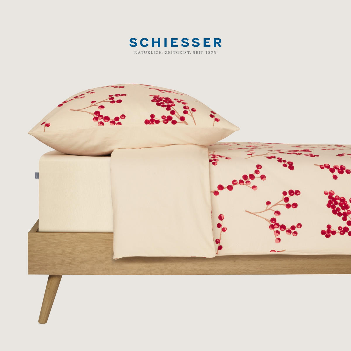 SPANNBETTLAKEN Elli - 97/3 - 100 x 200 cm - Creme - Creme, Textil (100/200cm) - SCHIESSER