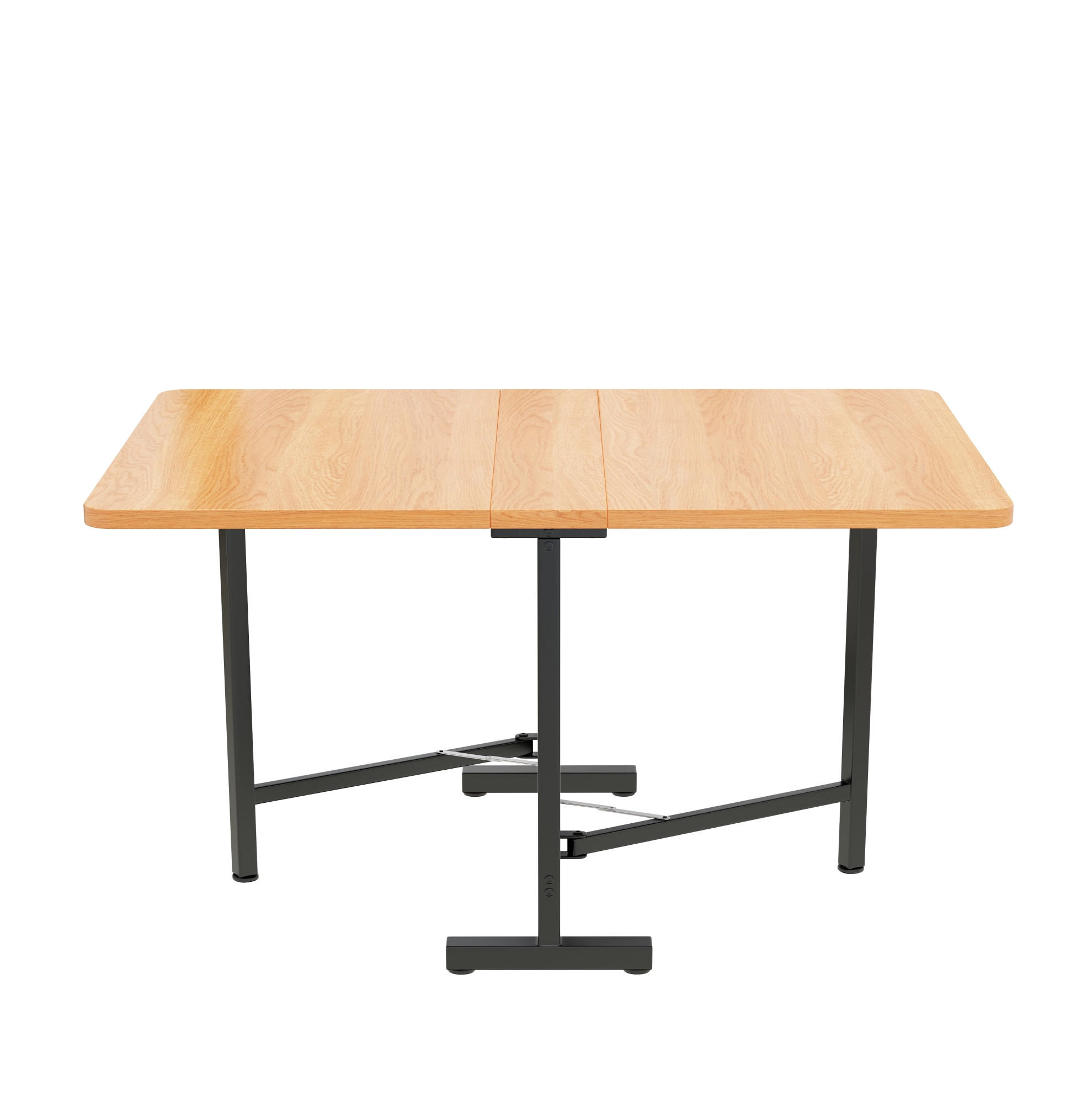 ESSTISCH 120/80/75 cm aus MDF mit Klappfunktion - Eichefarben, Holzwerkstoff (120/80/75cm) - OKMYHOME
