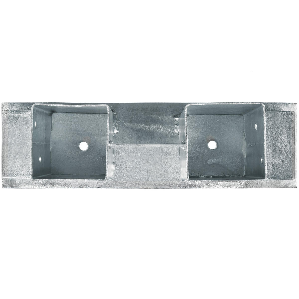 HOLZSTAPELHILFE 2er Set, für Innen und Außen,silber - Silberfarben, Metall (10/15/34cm) - tectake