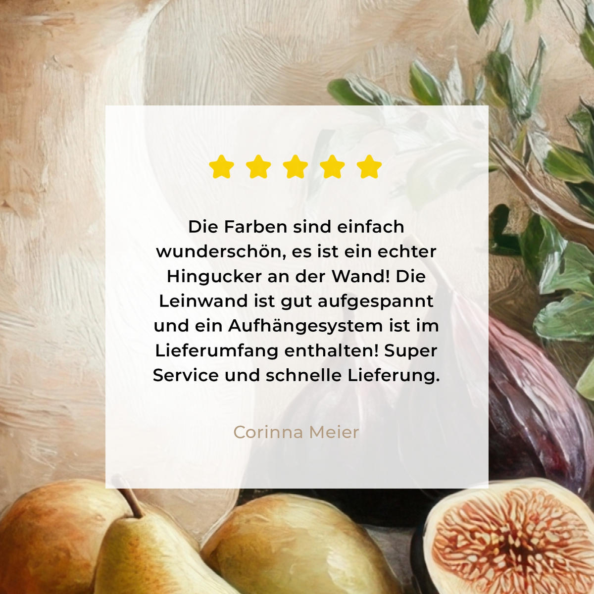 LEINWANDBILD Obst - Kräuter - Ländlich 60x80 cm - Naturfarben, Textil (60/80cm) - MuchoWow