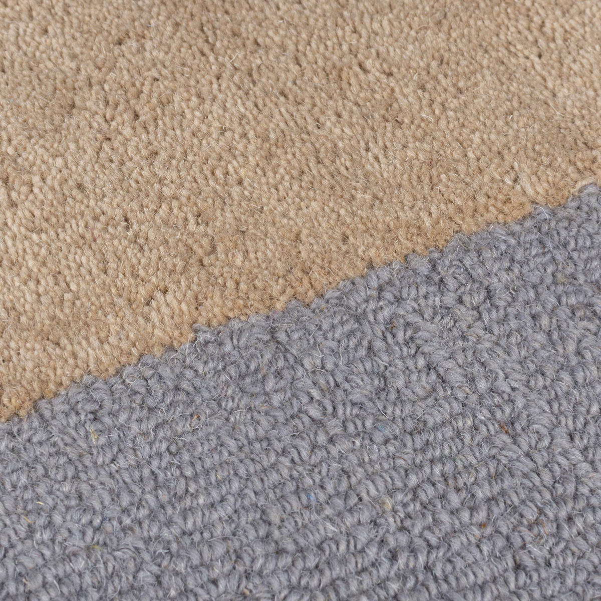 WOLLTEPPICH Kreis Wellenform, Wohnzimmer Multicolor Rechteckig 200x290 - Multicolor, Textil (200/290cm) - KADIMA DESIGN