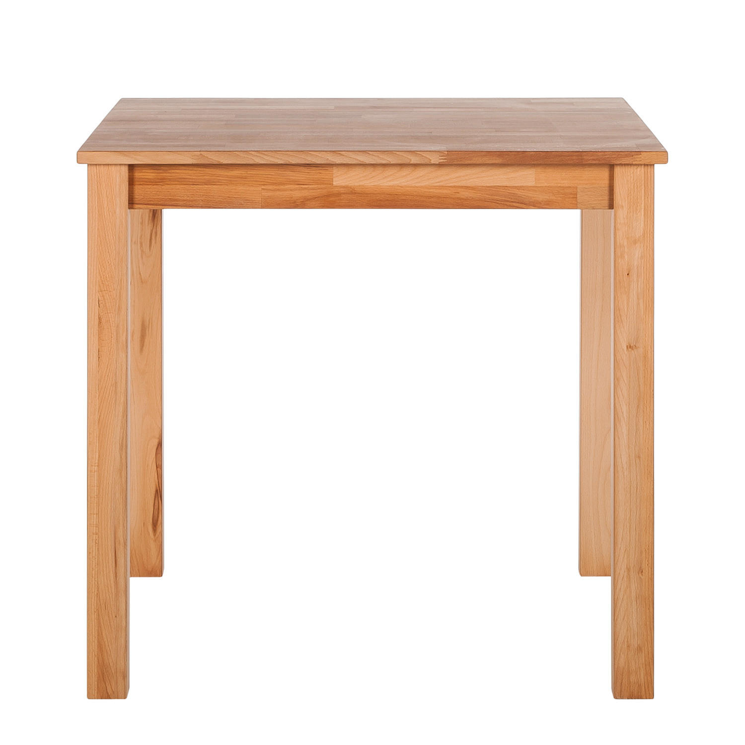 ESSTISCH - Massivholz - Buchefarben, Holz (80/80/75cm) - home24