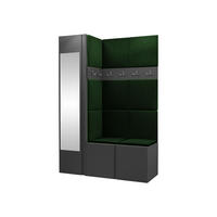 MOBILIER PENTRU HOL Orion X - verde/grafit, material plastic/compozit lemnos (124/186/46cm) - MIRJAN24