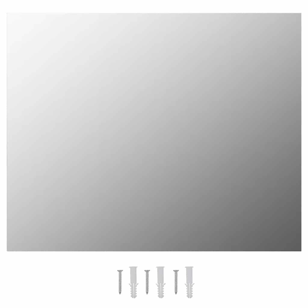 RAHMENLOSER Spiegel 100x60 cm Glas - Silberfarben, Glas (60/0.4/100cm) - furnicato