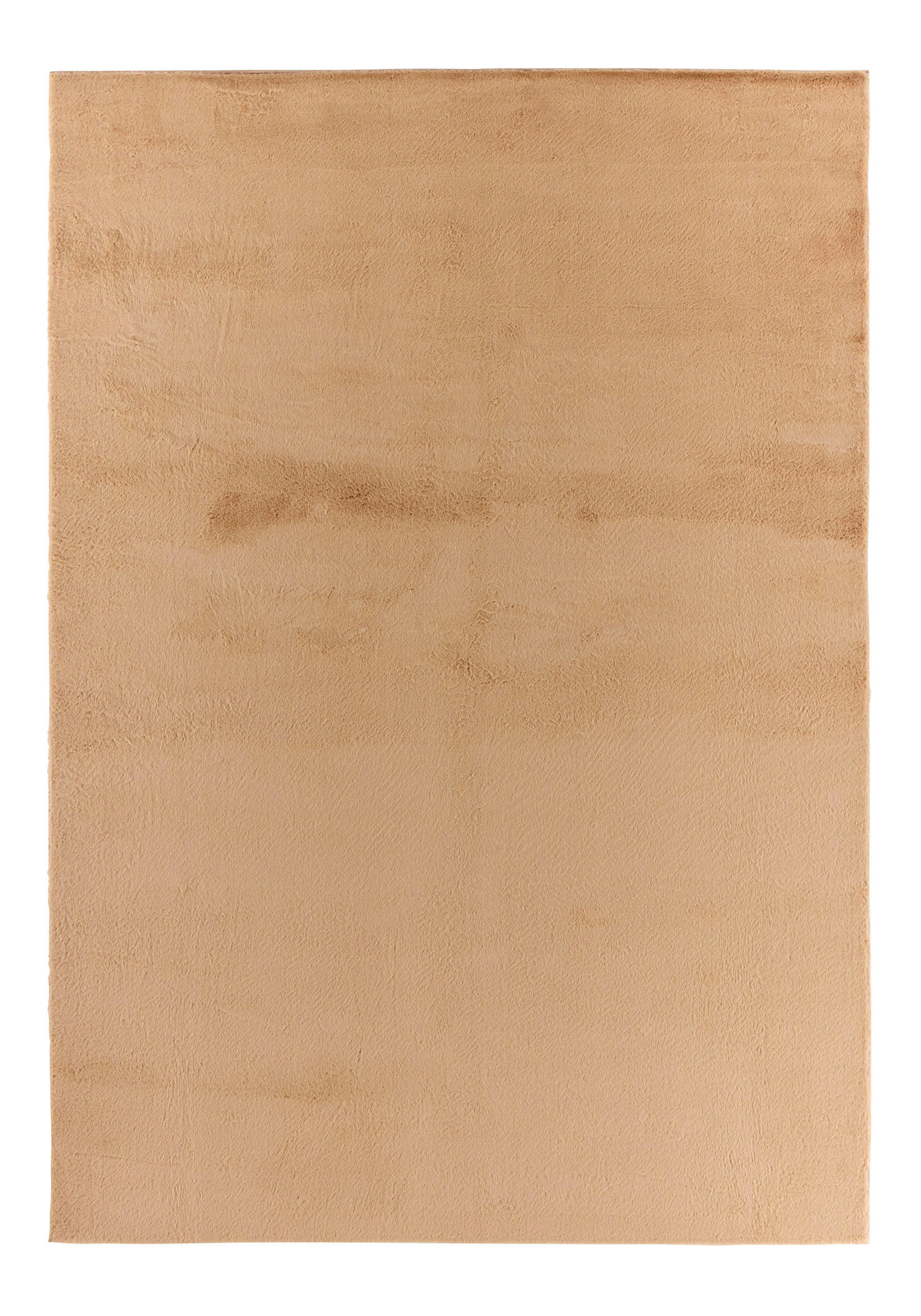 TEPPICH uni ultra weich beige Nube 120x160cm - Beige, Textil (120/160cm) - Nazar Rugs