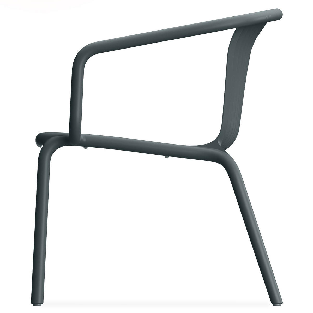 GARTEN ESSGRUPPE FICCARI, Gartenmöbel-Set 5-tlg, Anthrazit - Anthrazit, Kunststoff - KONSIMO®
