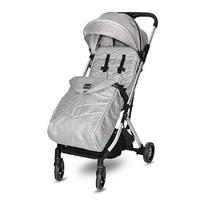 KINDERWAGEN Myla silber Aluminiumrahmen Korb Fußsack klappbar mit Zusatzgriff - Silberfarben, Metall (89/49/102cm) - Lorelli