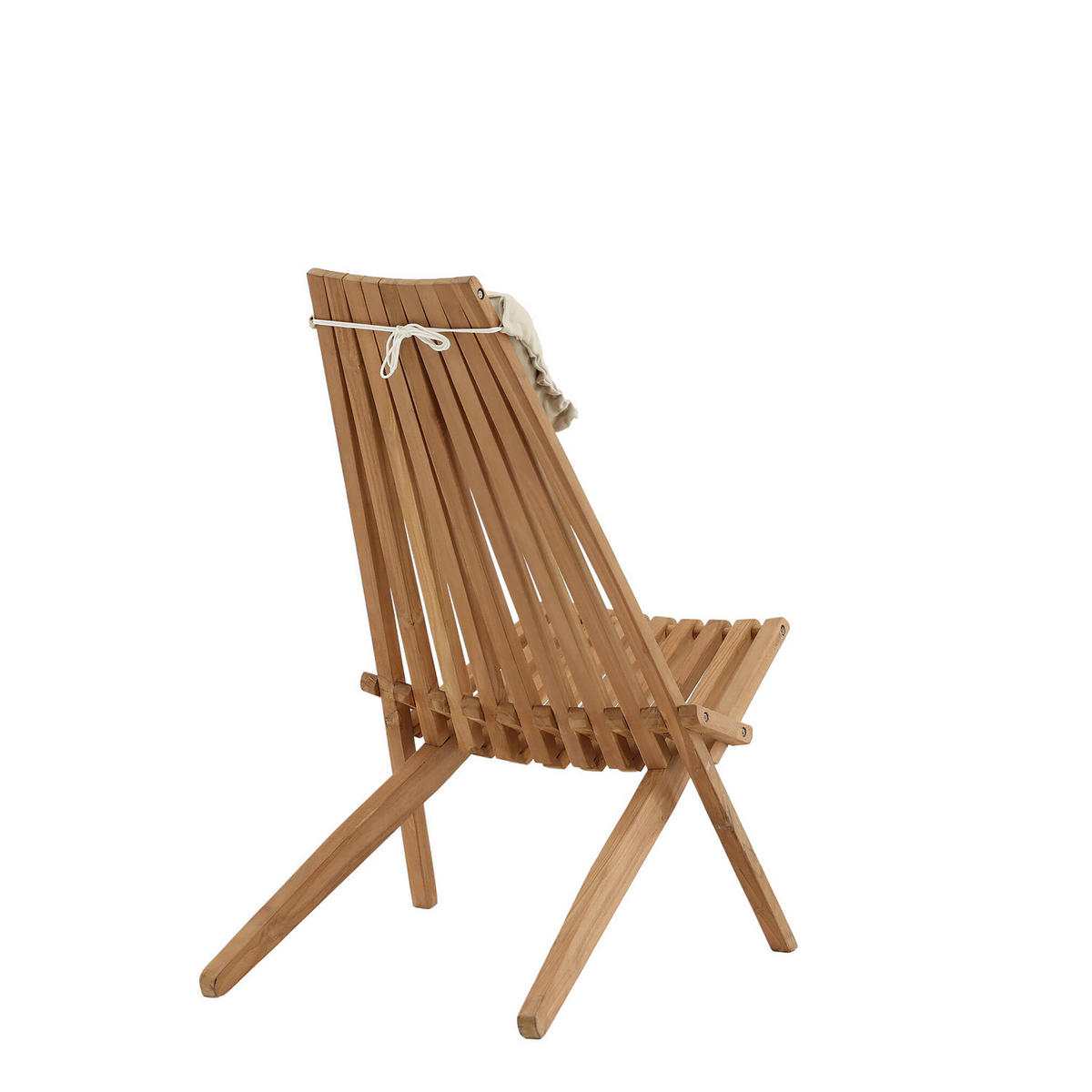 LOUNGESESSEL - Beige - Holz teilmassiv - 86 x 100 x 68 cm - Beige, Holz (86/100/68cm) - home24