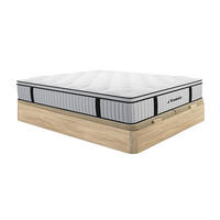 MATRATZE und Bettgestell mit Lattenrost und Bettkasten - 2 Personen - holz - naturfarben hell American Dream - Naturfarben, Holz/Holzwerkstoff (180/200cm) - Vente-Unique