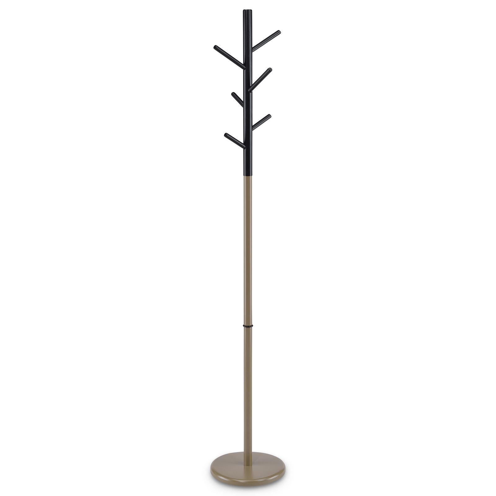 KLEIDERSTÄNDER ENRICO - Champagner/Schwarz, Holz (28/171/28cm) - IDIMEX