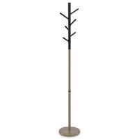 KLEIDERSTÄNDER ENRICO - Champagner/Schwarz, Holz (28/171/28cm) - IDIMEX