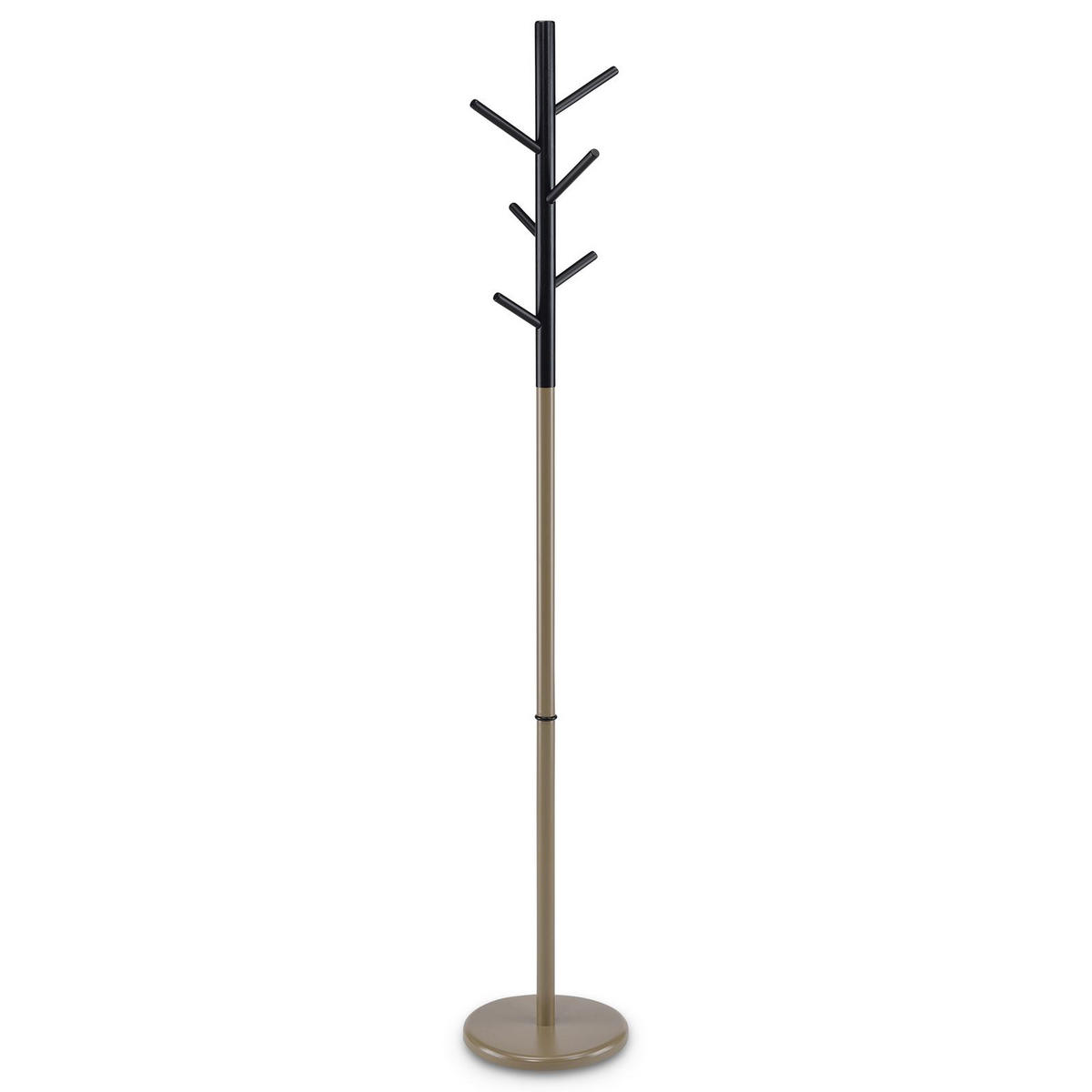 KLEIDERSTÄNDER ENRICO - Champagner/Schwarz, Holz (28/171/28cm) - IDIMEX