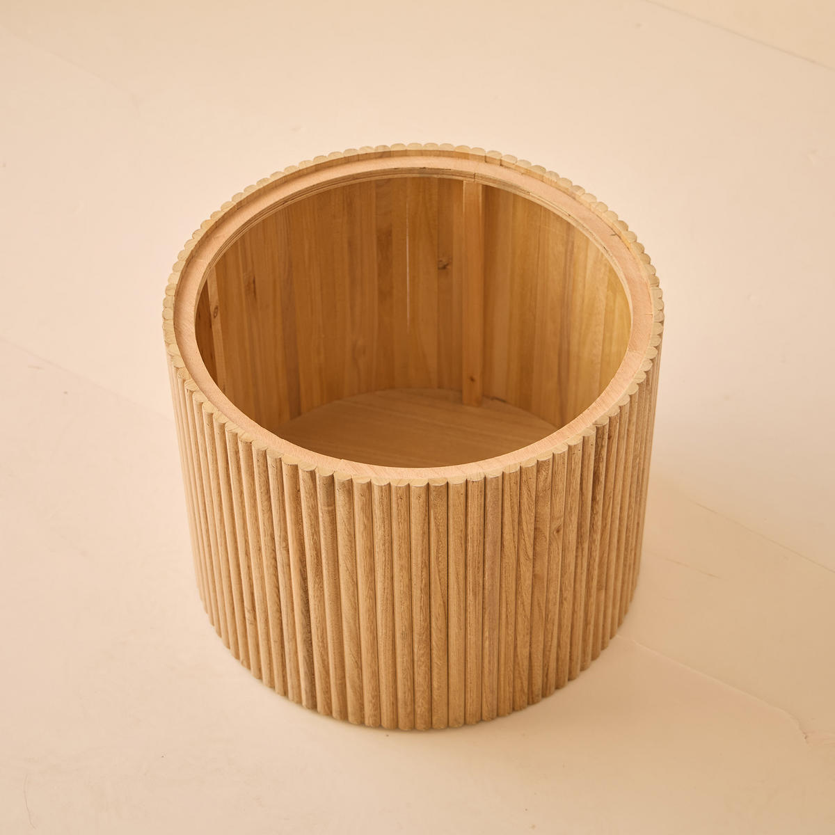 COUCHTISCH (2er set) Rund Braun 50 x 50 x 39 cm - Braun, Holz (50/50/38.5cm) - Nordlys