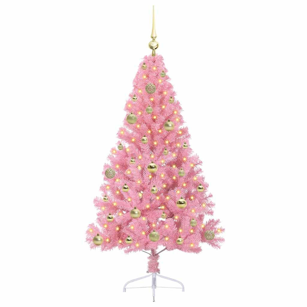 vidaXL Weihnachtsbaum Rosa 150 cm