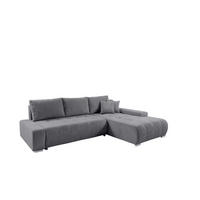 ECKSOFA Vogar In Poso - Grau, Holzwerkstoff/Textil (265/185cm) - Fun Möbel