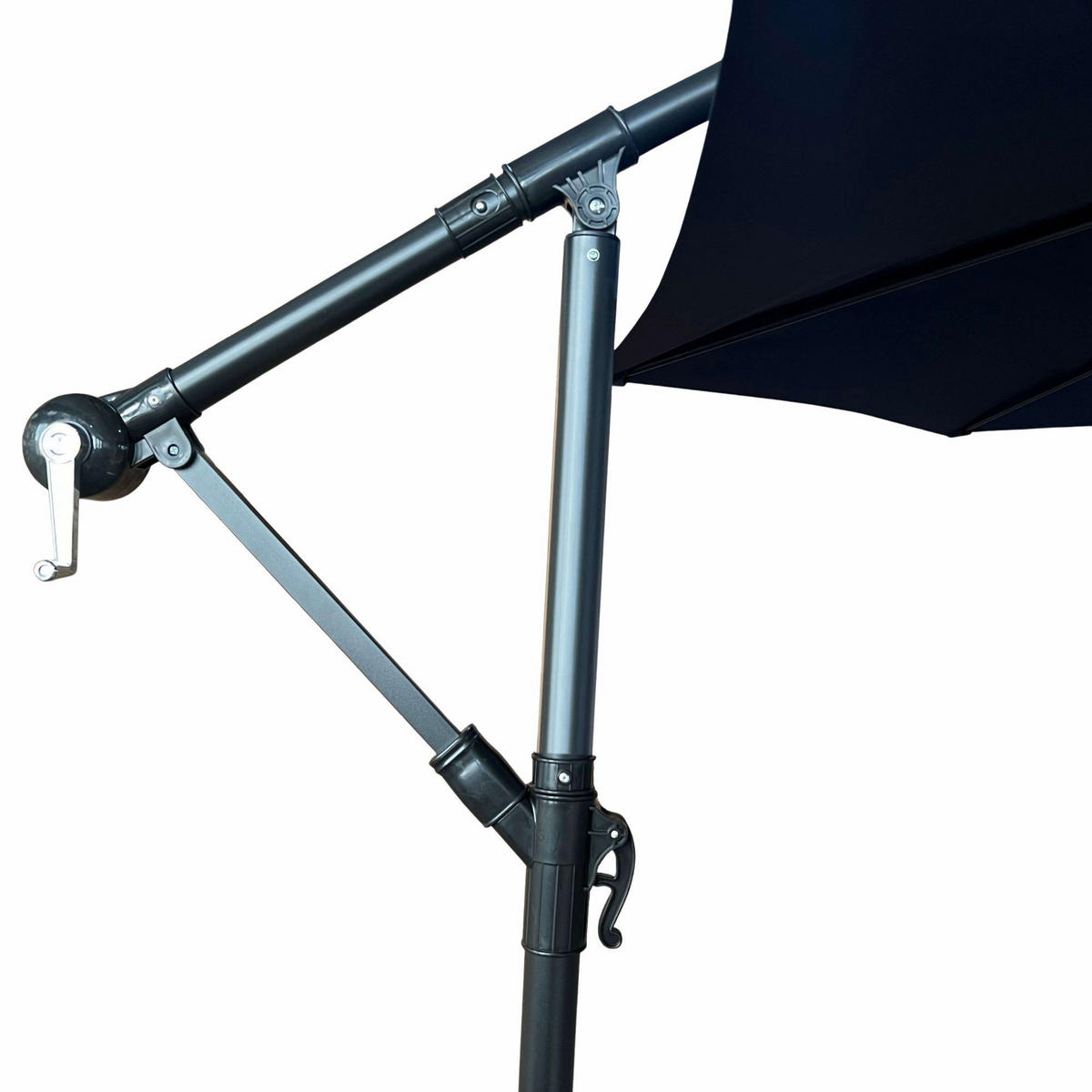 SONNENSCHRIM Marine 245/300 cm - Schwarz/Dunkelblau, Metall (300/300cm) - Akord