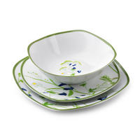 TELLER-SET Lea Grün 30/20/24.5 cm Keramik - Grün, Keramik (20/24.5/30cm) - Mondex