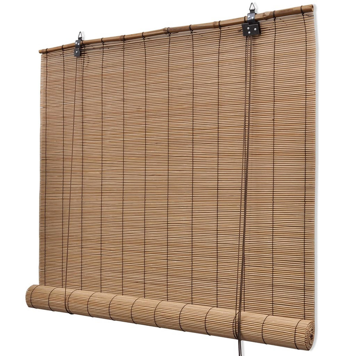BAMBUSROLLOS 2Er Set 150/220 Cm Braun - Braun, Naturmaterialien (220/150cm) - vidaXL