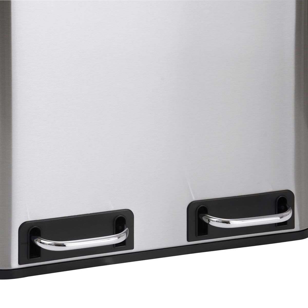 MÜLLEIMER TM2X15 - Silberfarben, Metall (41/47/31cm) - SVITA