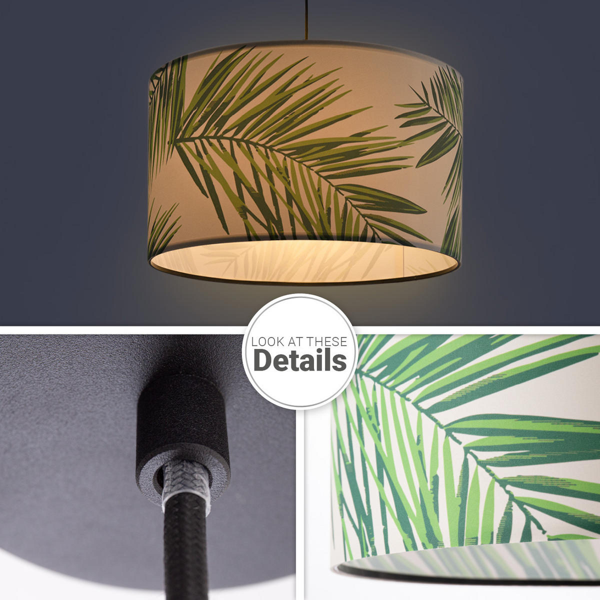 PENDELLEUCHTE Hugo Pd1 Ost 534 - Weiß, Metall (38/38/21cm) - Paco Home