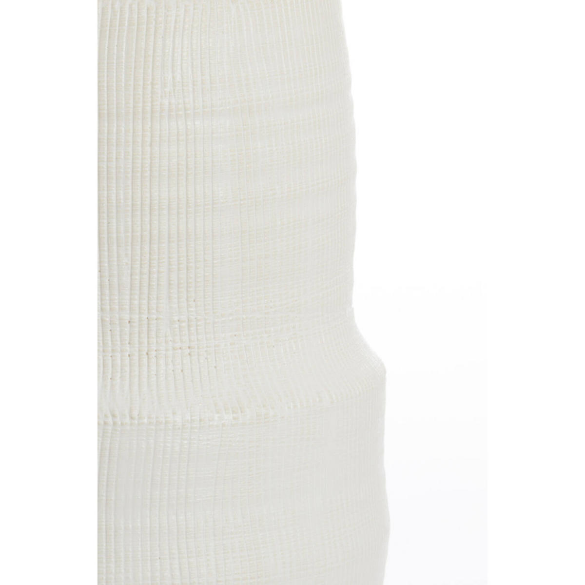 LAMPENFUSS PICACHO Ø17,5x54,5 cm, Keramik, matt crème - Creme, Keramik (17.5/17.5/54.5cm) - Light & Living