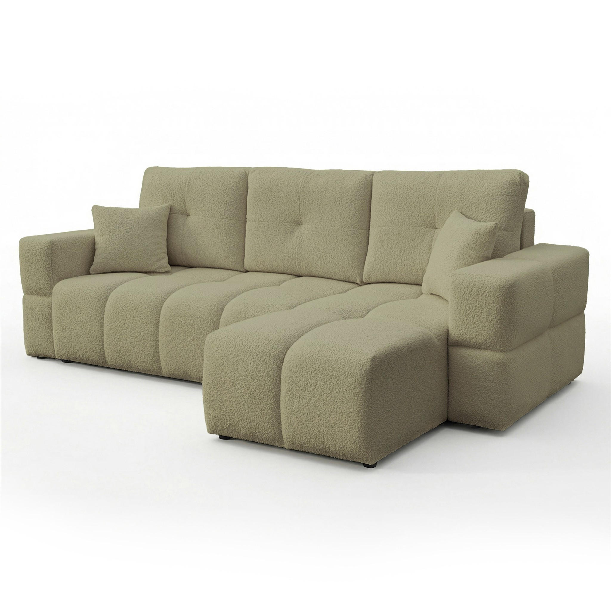 Fun Möbel Ecksofa Grün 250x148 cm