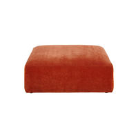 SOFA SITZELEMENT SEPHI Rot Cord - Rot/Schwarz, Kunststoff/Textil (107/39/107cm) - KAWOLA