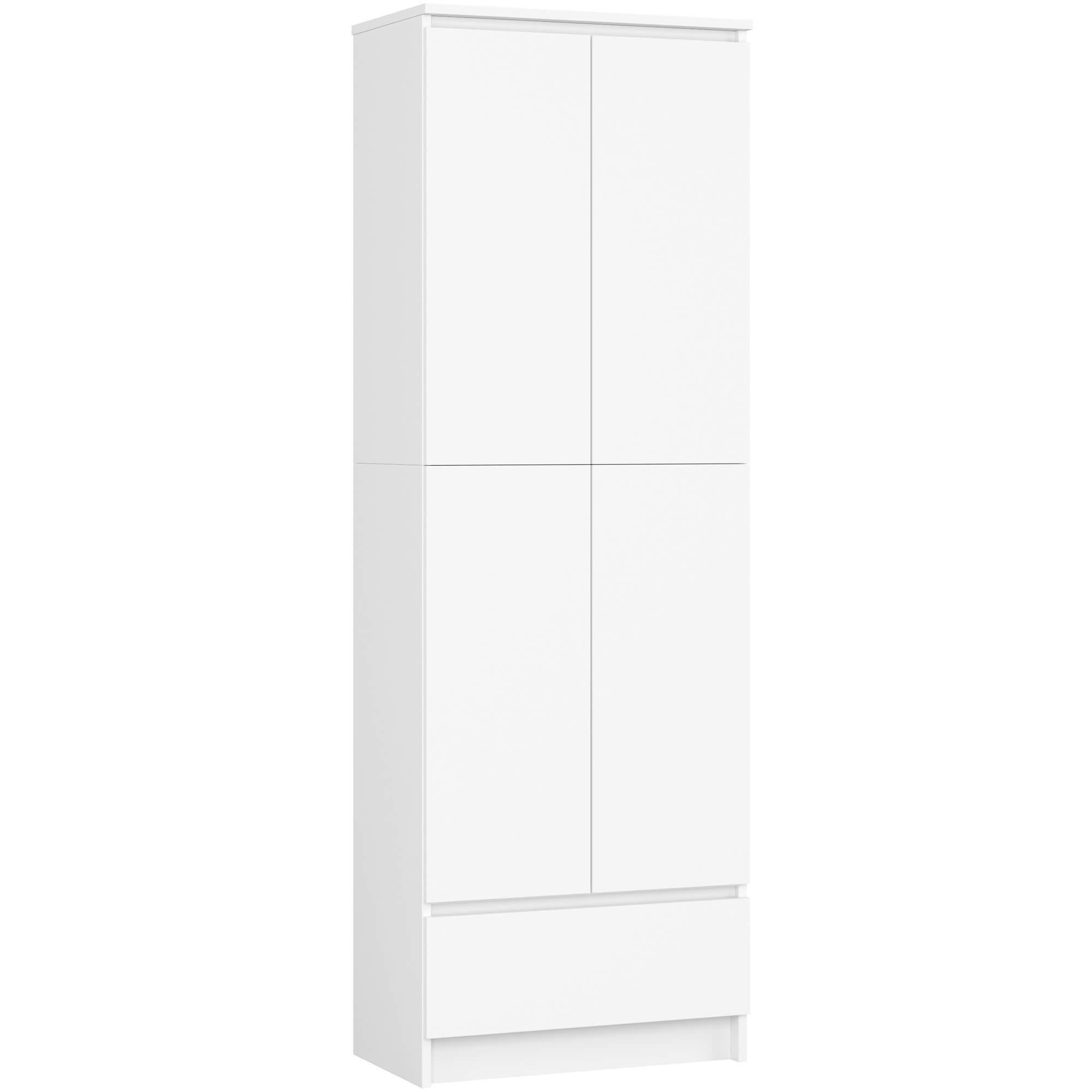 STANDREGAL Weiß 180/60/35 - Weiß, Holzwerkstoff (60/180/35cm) - RAUMHIRSCH FURNITURE