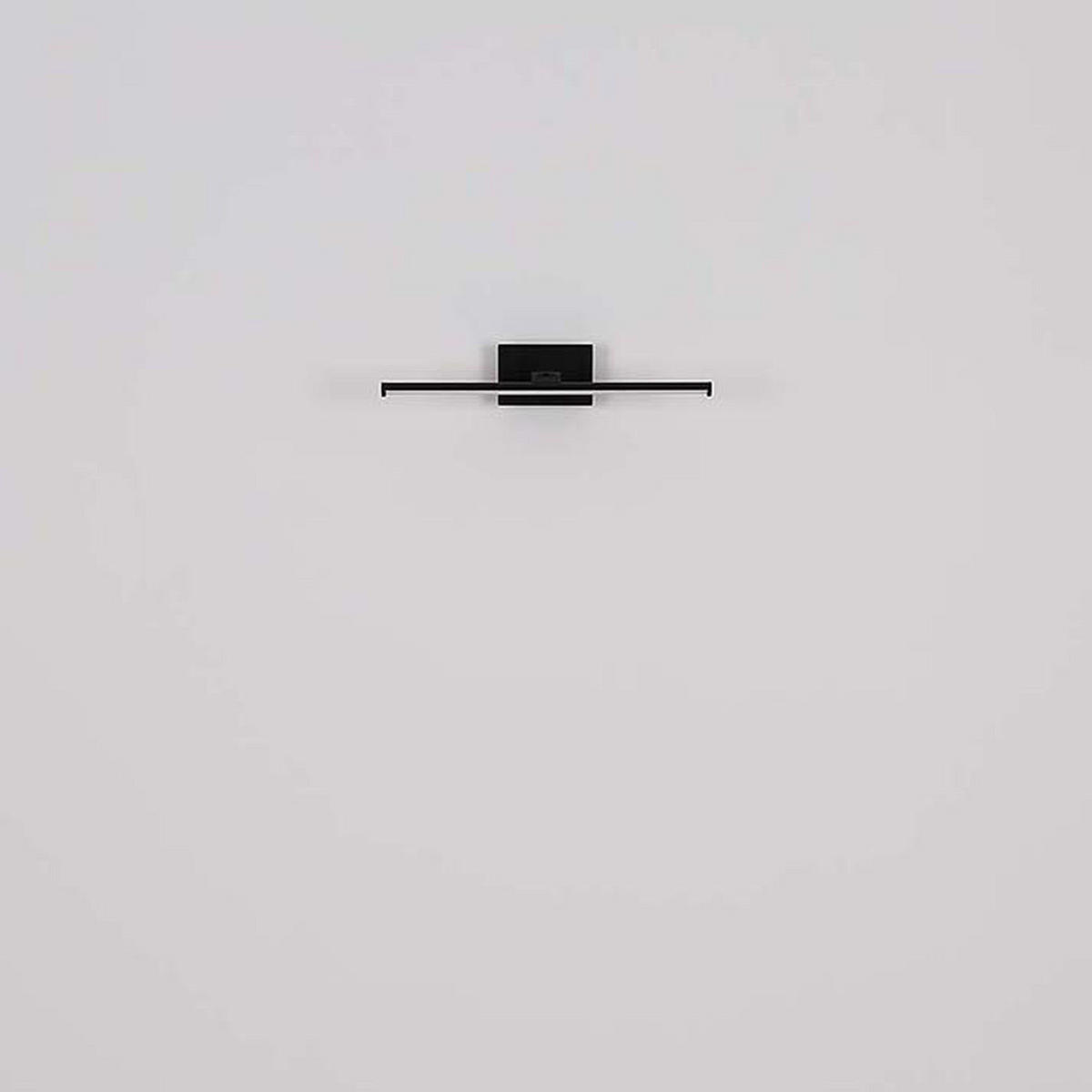 LED WANDLEUCHTE Jaime Schwarz - Schwarz, Metall (40/7.5/40cm) - Globo Lighting