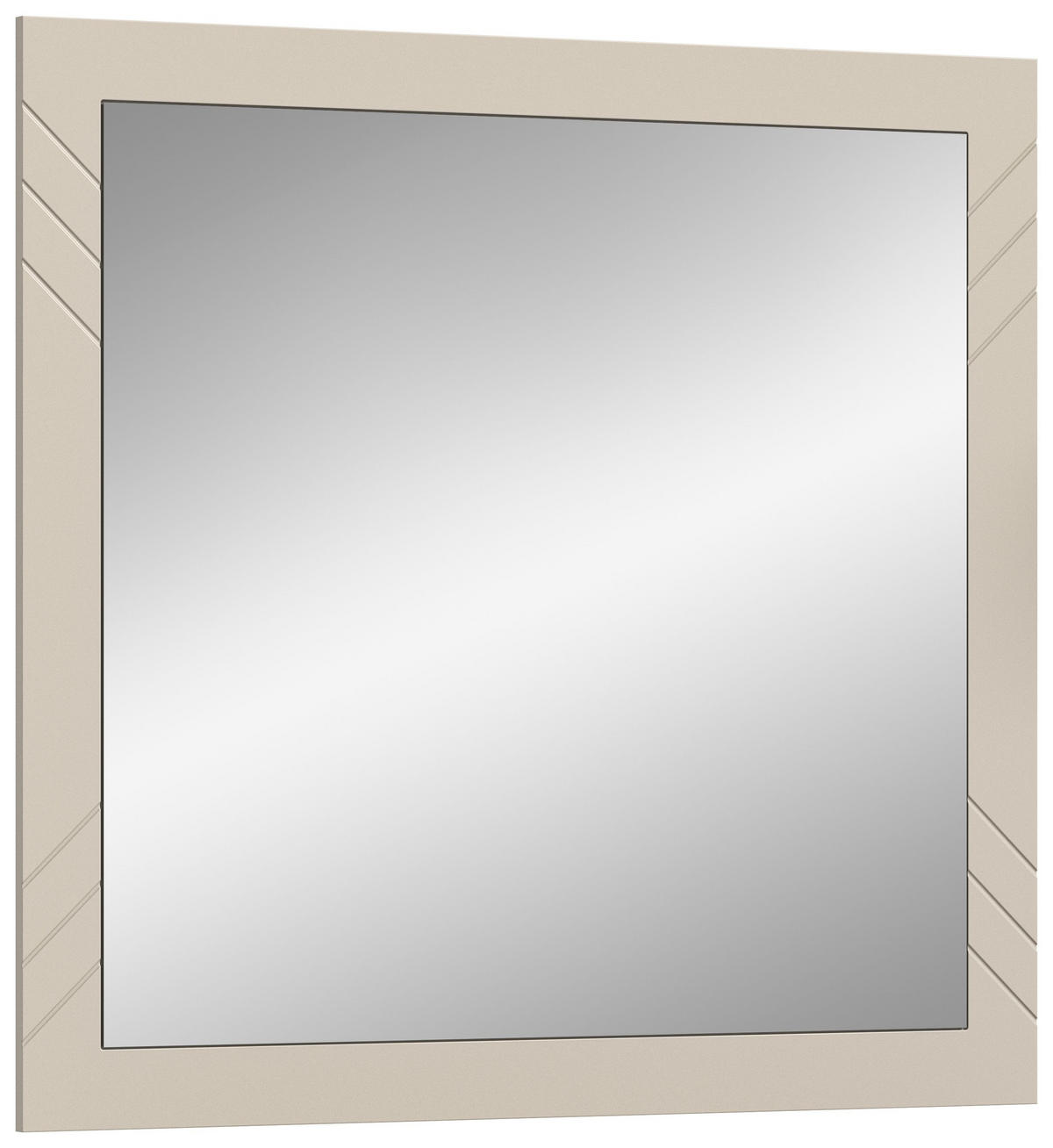 SPIEGEL NOTES (B/H/T: ca. 80/80/2 cm) in sandbeige/sandbeige matt/Spiegel - Sandfarben, Holzwerkstoff (80/80/2cm)