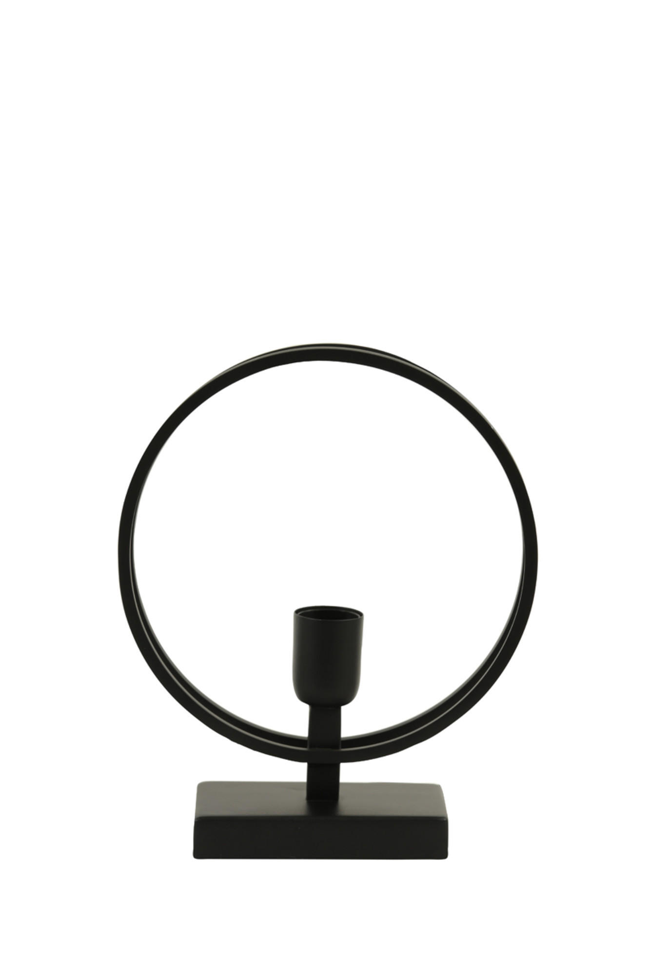 TISCHLAMPE Rudra Schwarz Ø25/30 cm - Schwarz, Metall (25/10/30cm) - Light & Living