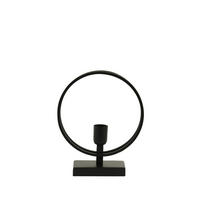 TISCHLAMPE Rudra Schwarz Ø25/30 cm - Schwarz, Metall (25/10/30cm) - Light & Living