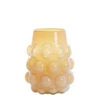 VASE Haroa Gelb Ø24/30 cm - Gelb, Glas (24/30cm) - Light & Living
