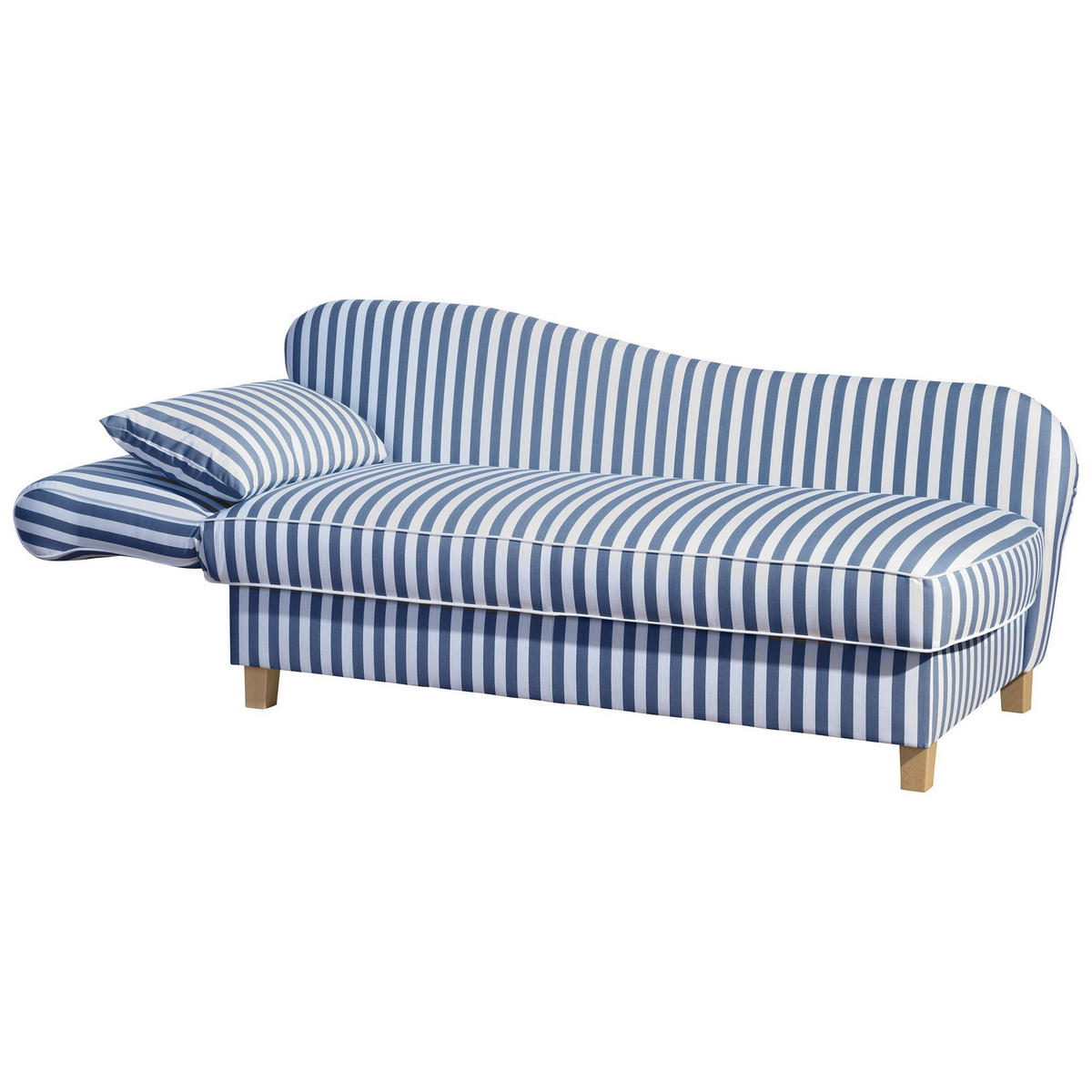 RECAMIERE Armlehne links Katia Flachgewebe blau - Blau, Kunststoff (190/82/88cm) - 58aufmkessel