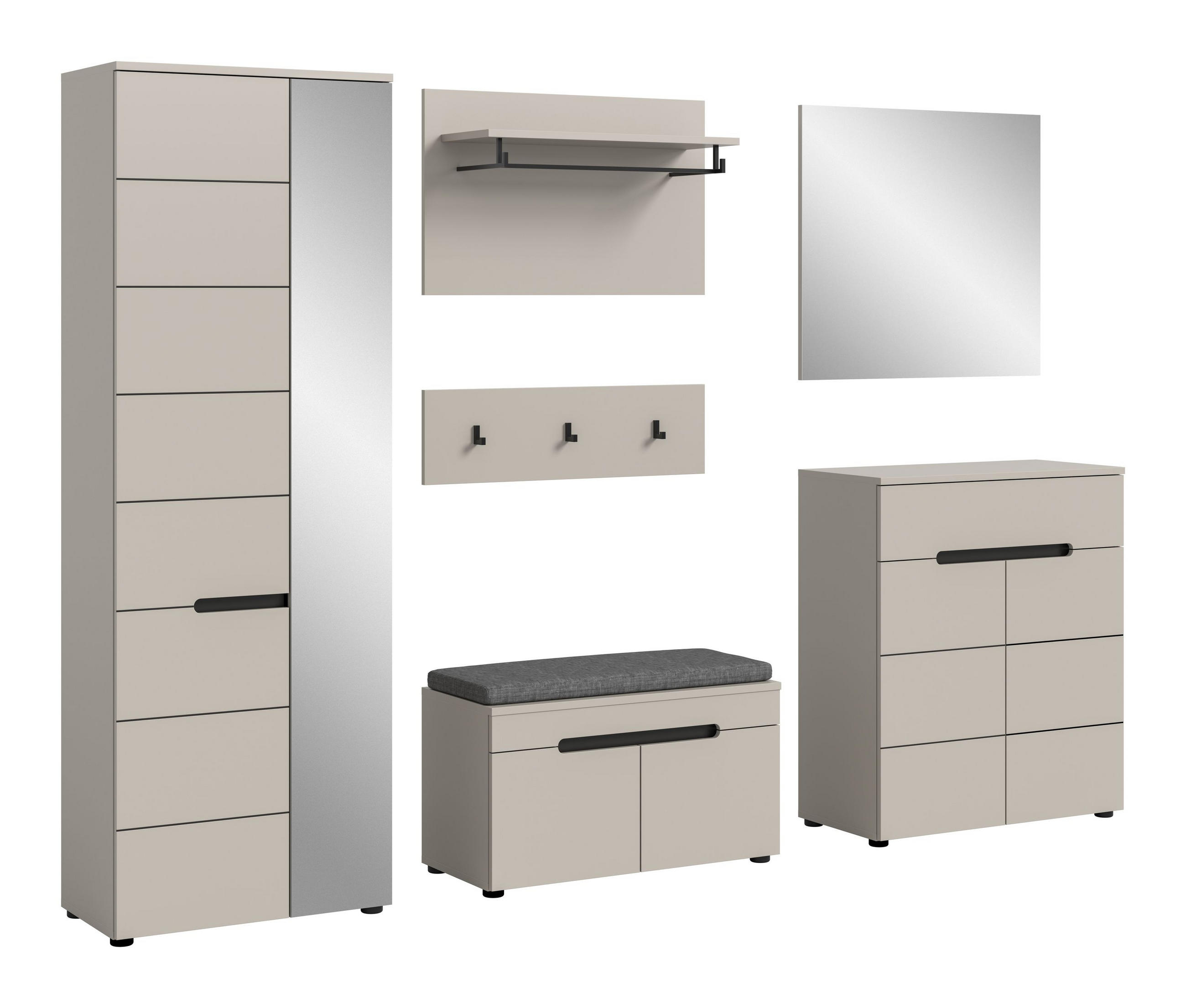 Homes & Jones Garderoben-Set Kaschmir 255x190x37 cm