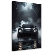 LEINWANDBILD Kraftfahrzeuge 70x100cm - Schwarz, Textil (70/100cm) - Feeby