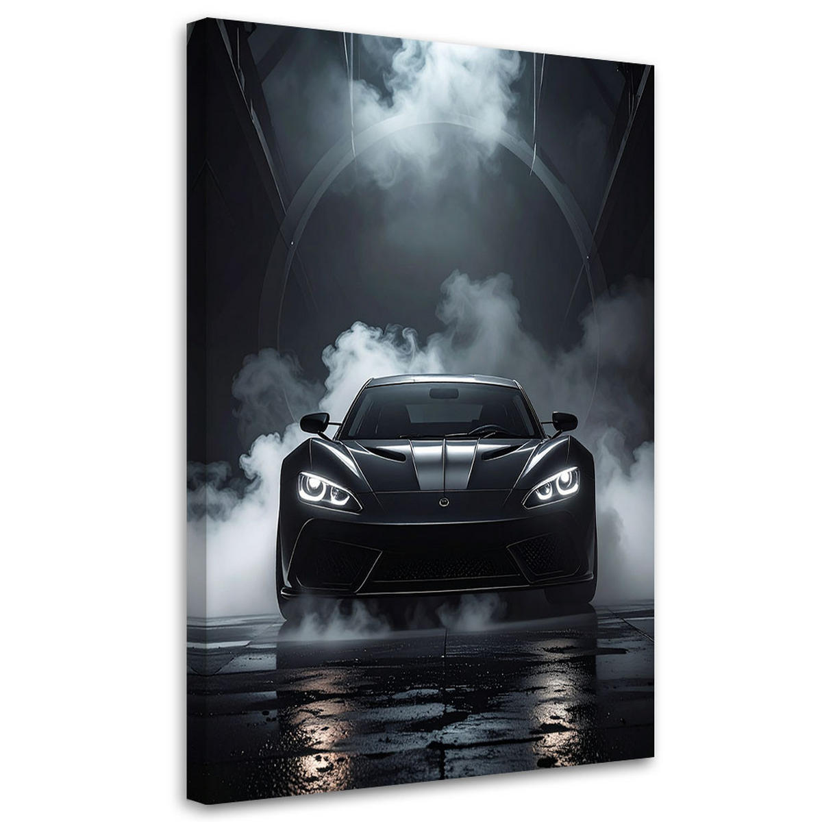 LEINWANDBILD Kraftfahrzeuge 70x100cm - Schwarz, Textil (70/100cm) - Feeby