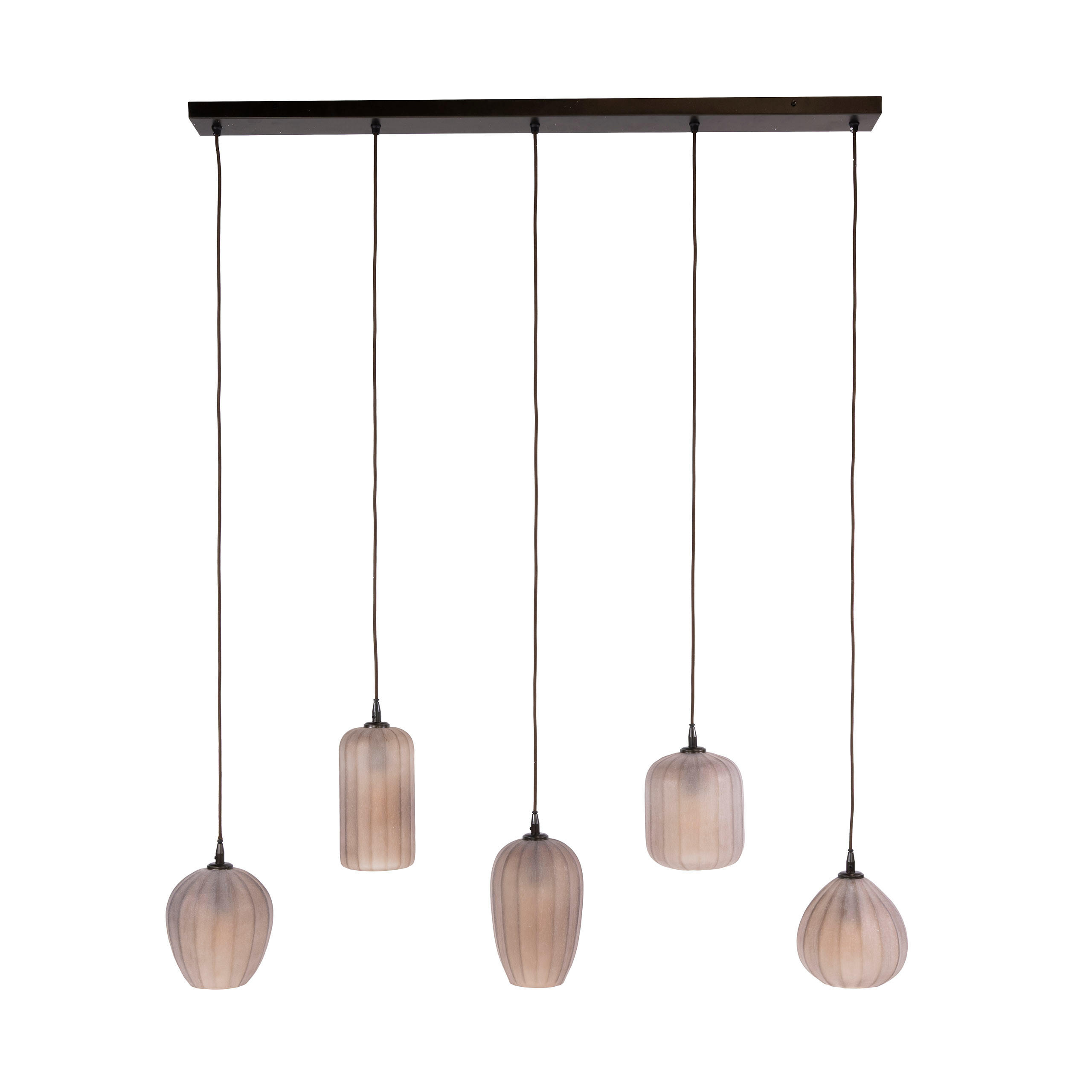 HÄNGELEUCHTE Altura Braun 20/125/150 cm - Braun, Glas (20/125/150cm) - Hoyz Collection