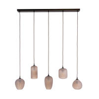 HÄNGELEUCHTE Altura Braun 20/125/150 cm - Braun, Glas (20/125/150cm) - Hoyz Collection
