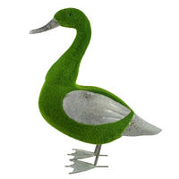 DEKOFIGUR Passari grün 47/18/58 cm Metall - Grün, Metall (18/58/47cm) - Mondex