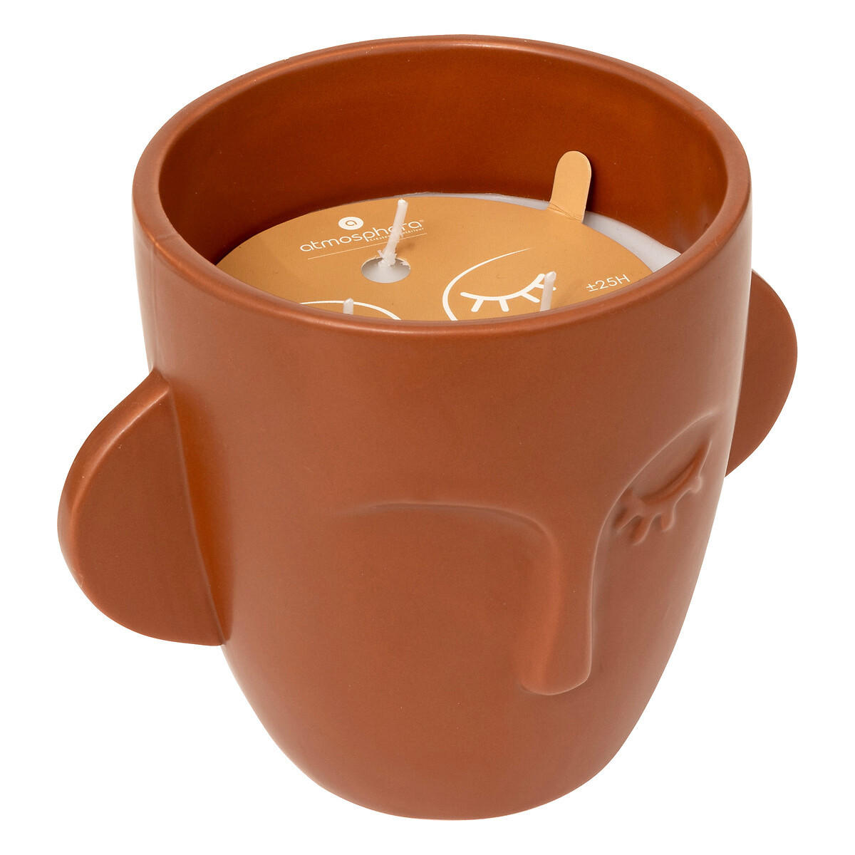 DUFTKERZE Maya 520 g - Kupferfarben, Paraffin (17.5/17.5cm) - Atmosphera Createur d´interieur