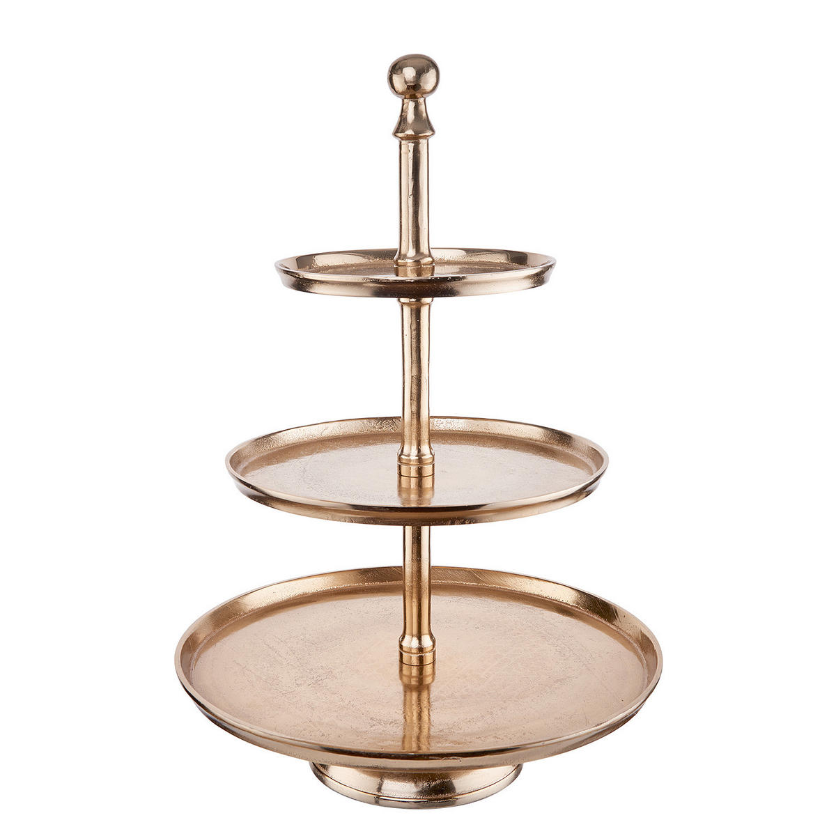ETAGERE Banquet - Goldfarben, Metall (45/66cm) - BUTLERS